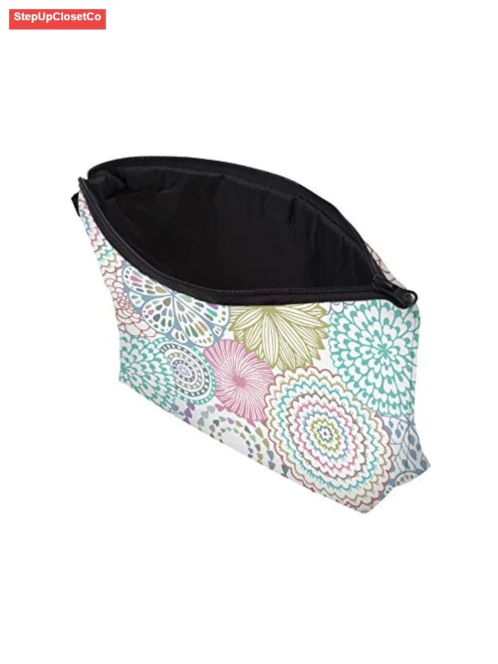 Waterproof Polyester Cosmetic Bag for Women Travel Toiletry Pouch Mandala